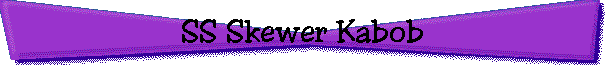 SS Skewer Kabob